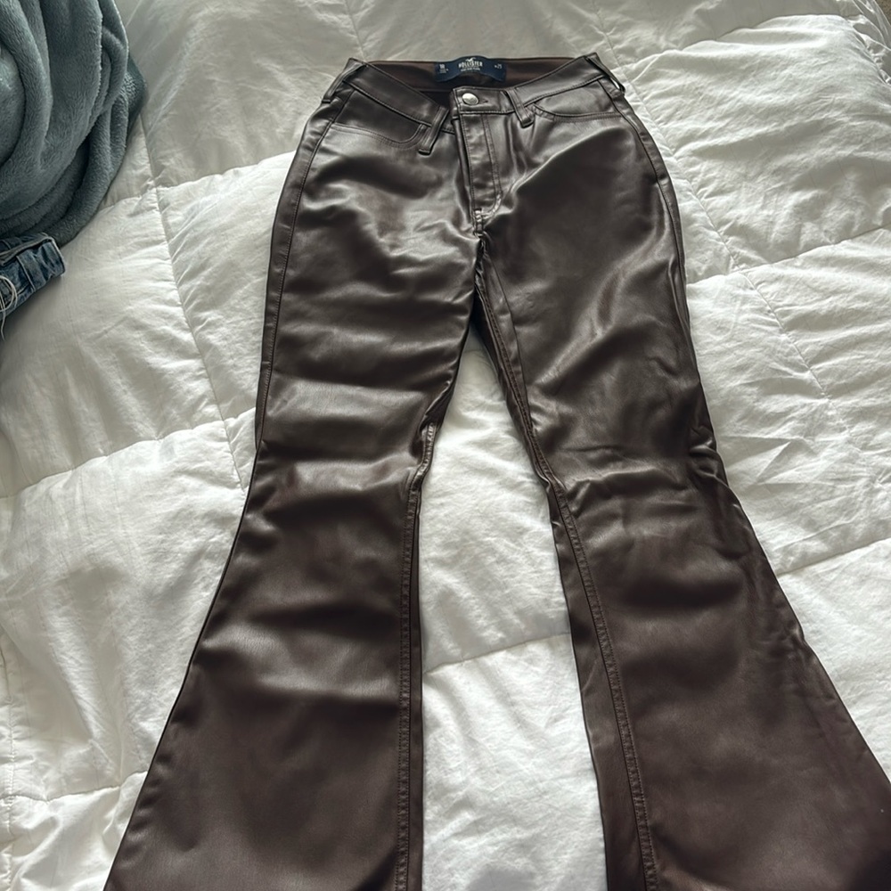 Hollister Flare Leather pants